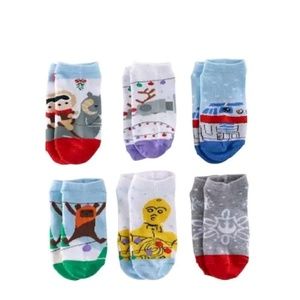 Star wars socks. Girls R2-D2, C-390 & EWOK no show